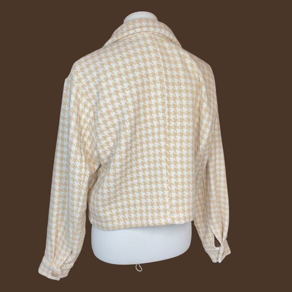 Anthropolgie Dolan Houndstooth Crop Jacket Medium - Picture 13 of 16